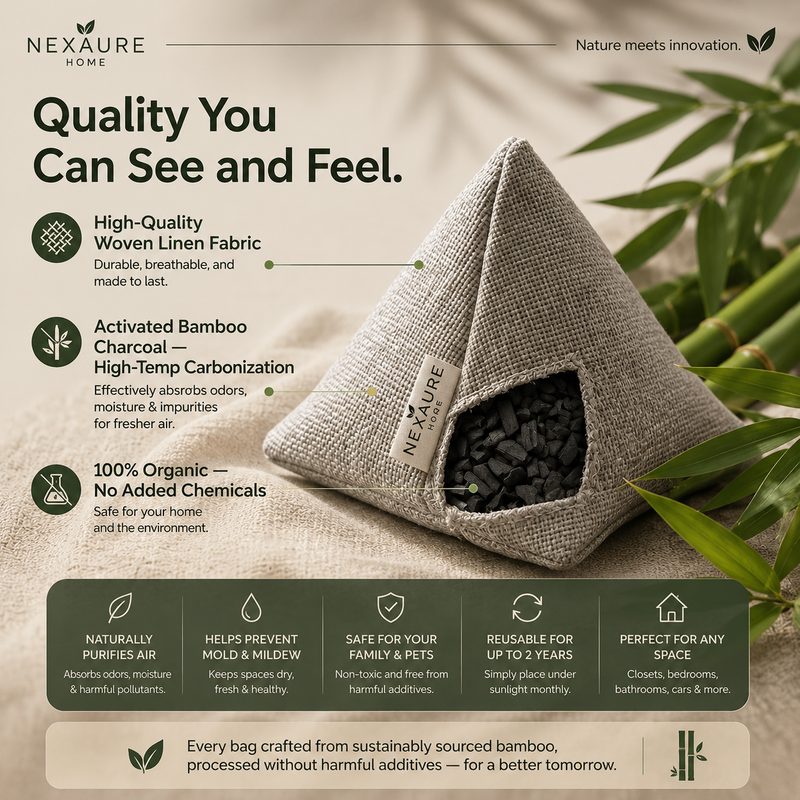Bamboo Charcoal Air Purifying Bags